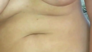 Amateur Wife Struggles With Hubbys Friends Fat Cock
