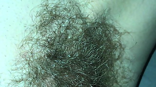 Wife hairy bush