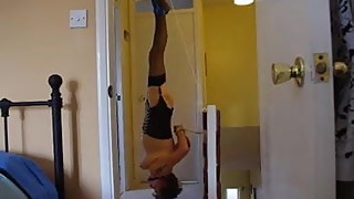 Slave Slut hunged upside down & used