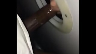 White wife I met on Blackegle.com sucking bbc at gloryhole